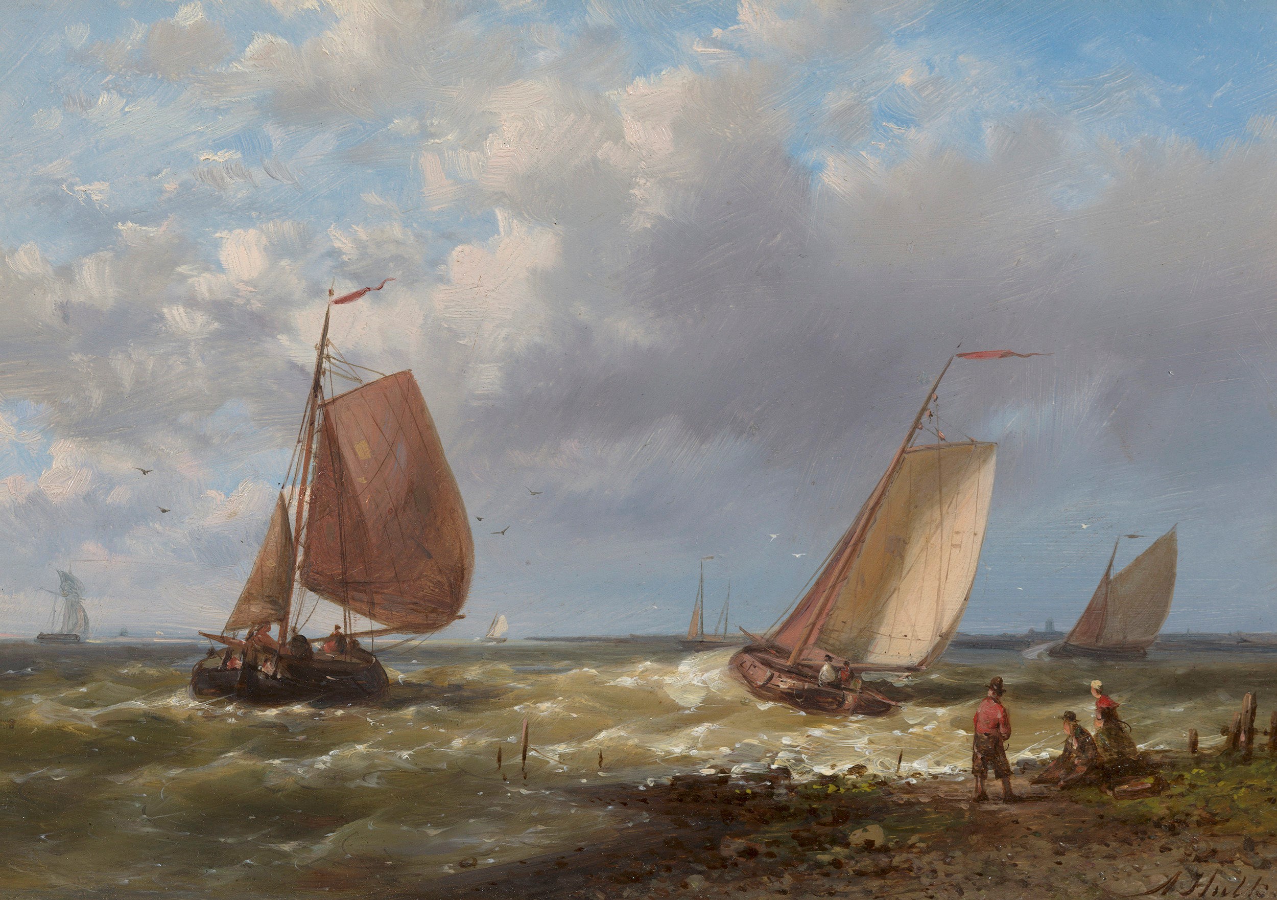 A breezy day on the Scheldt 